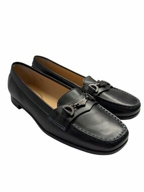 Tod's Black Loafers Leather Horse Bit 37.5
Gommino Very Light Wear